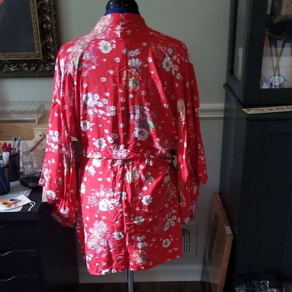 Isla Bay Enchanted Forest Short Kimono Sahara O/S NWT Similar to Spell SD - Picture 4 of 6